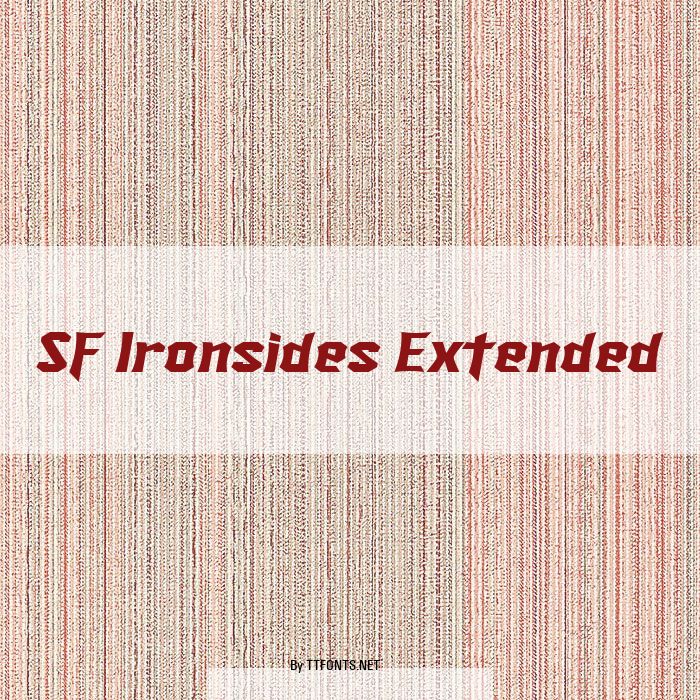 SF Ironsides Extended example